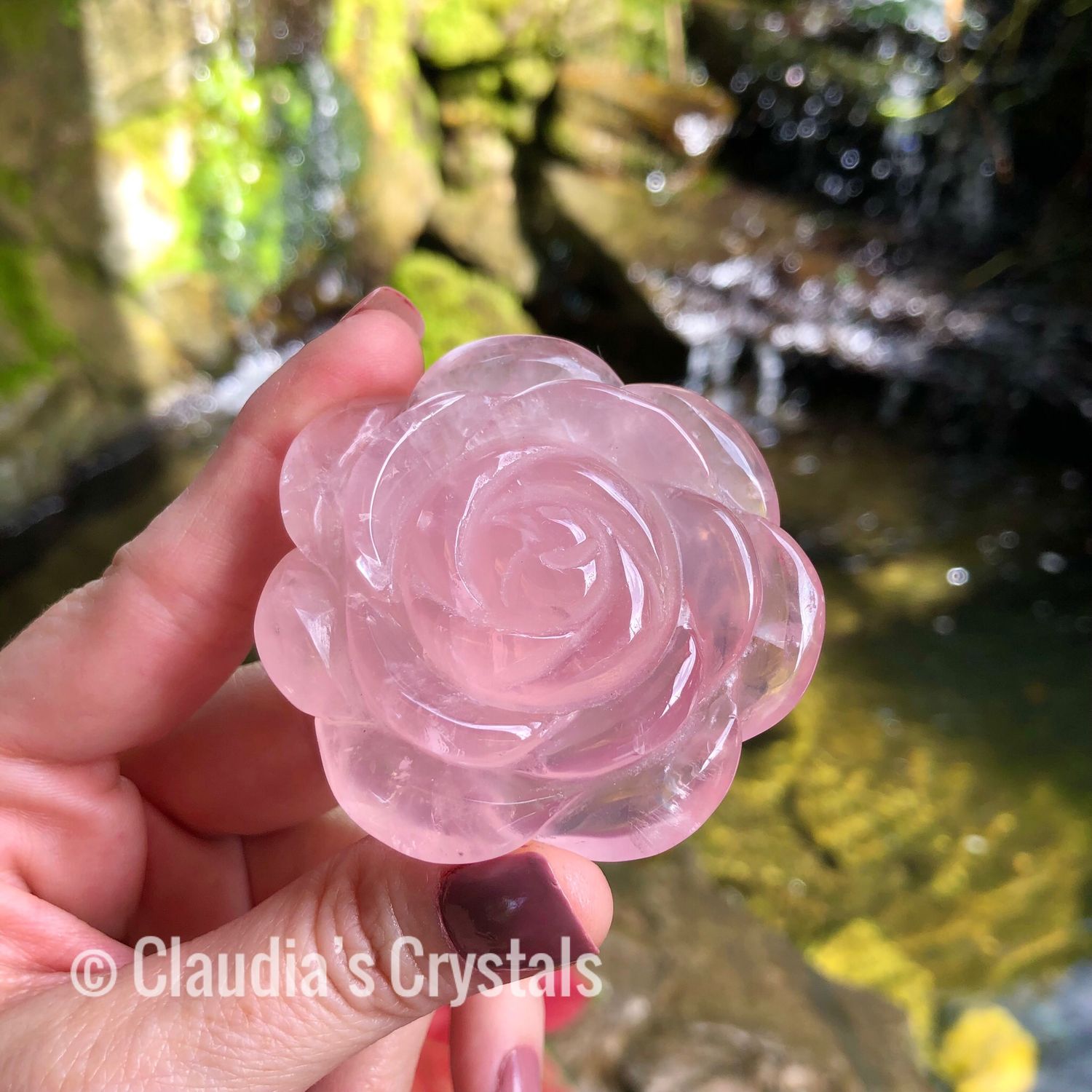 ROSE QUARTZ FLOWER - 6cm - Madagascar