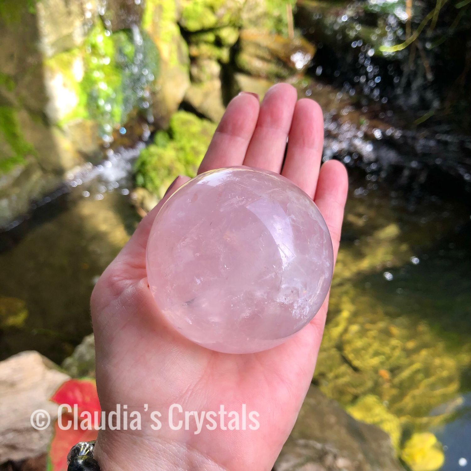 ✨STAR ROSE QUARTZ - Sphere - Madagascar (A+ Quality)
