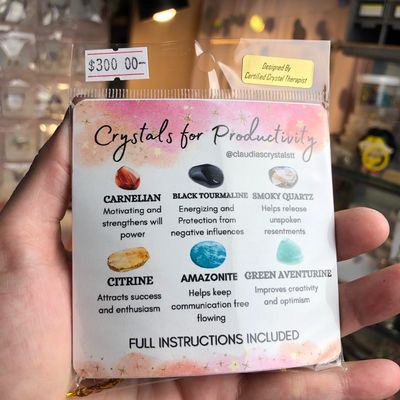 📚Crystals for Productivity - Crystal Therapy Kit