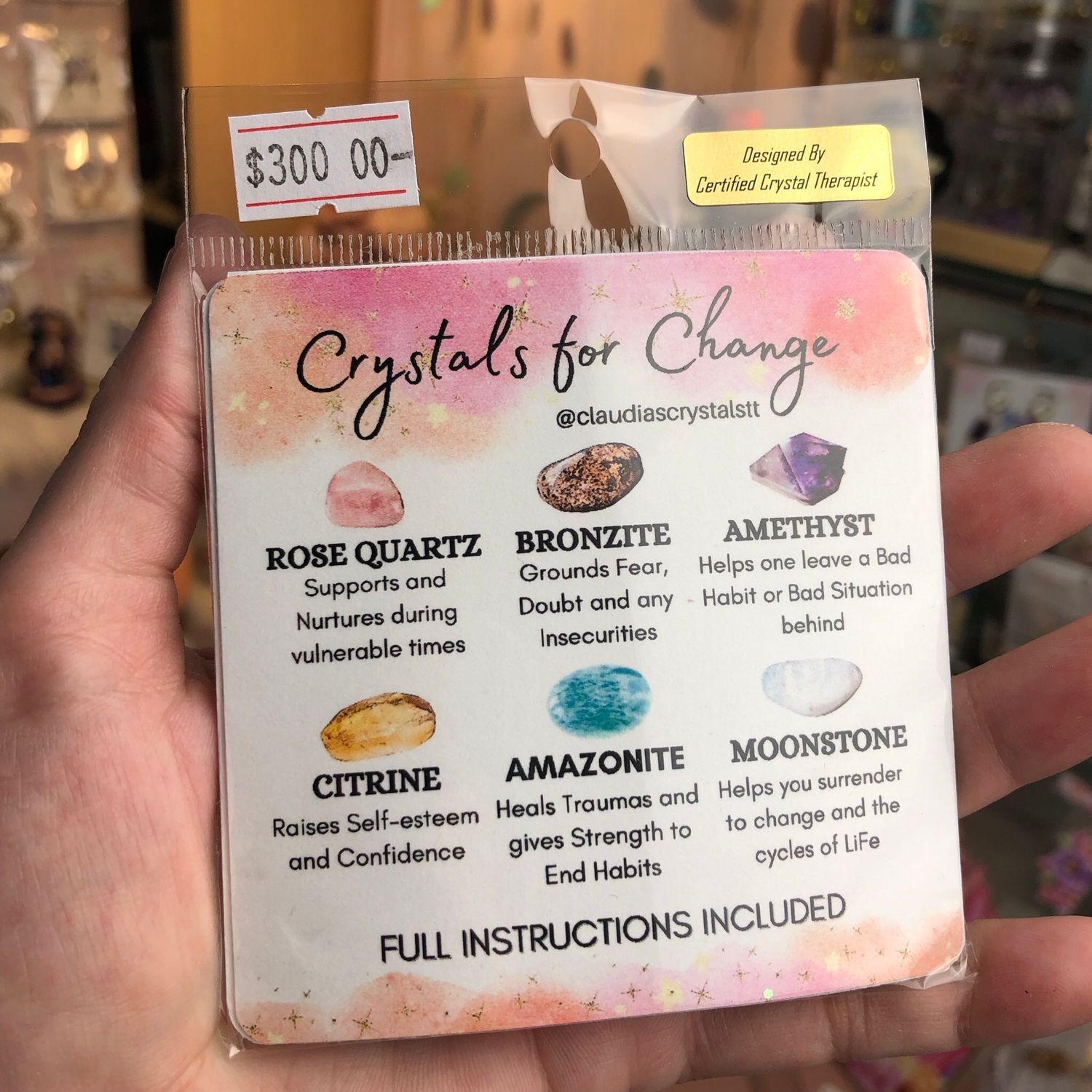 🦋Crystals for Change - Crystal Therapy Kit