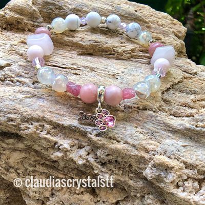 Self Love Crystal Therapy Bracelet – Stretch Style – 7.5”