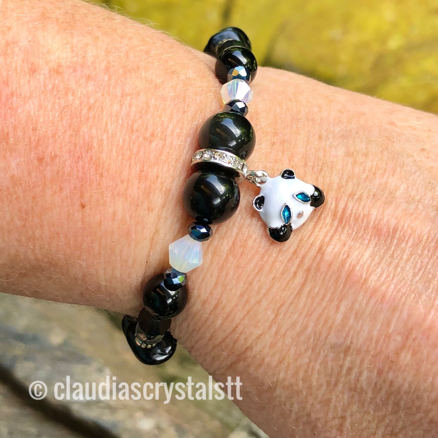 Powerful Protection Crystal Therapy Bracelet – Stretch Style – 7.5”