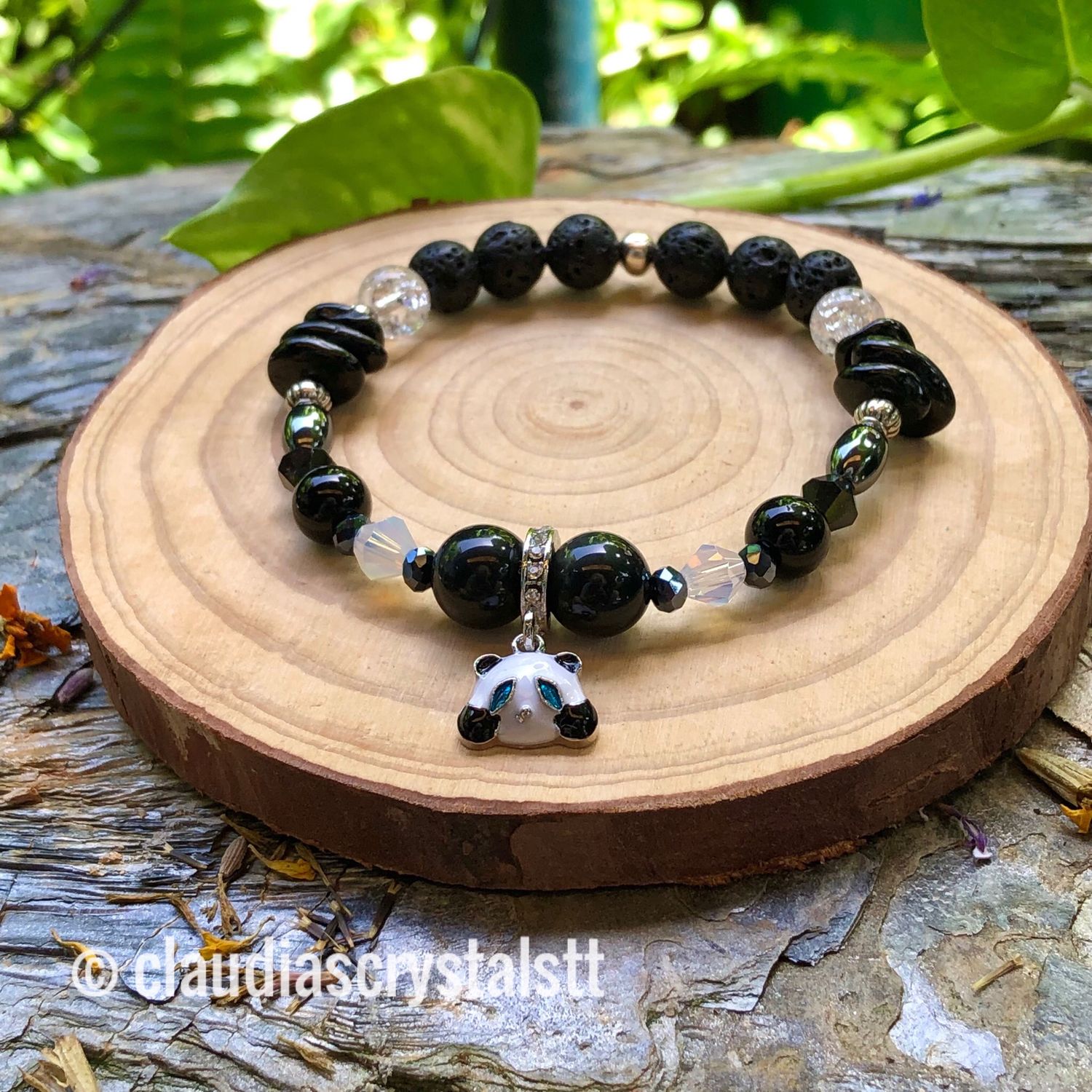 Powerful Protection Crystal Therapy Bracelet – Stretch Style – 7.5”