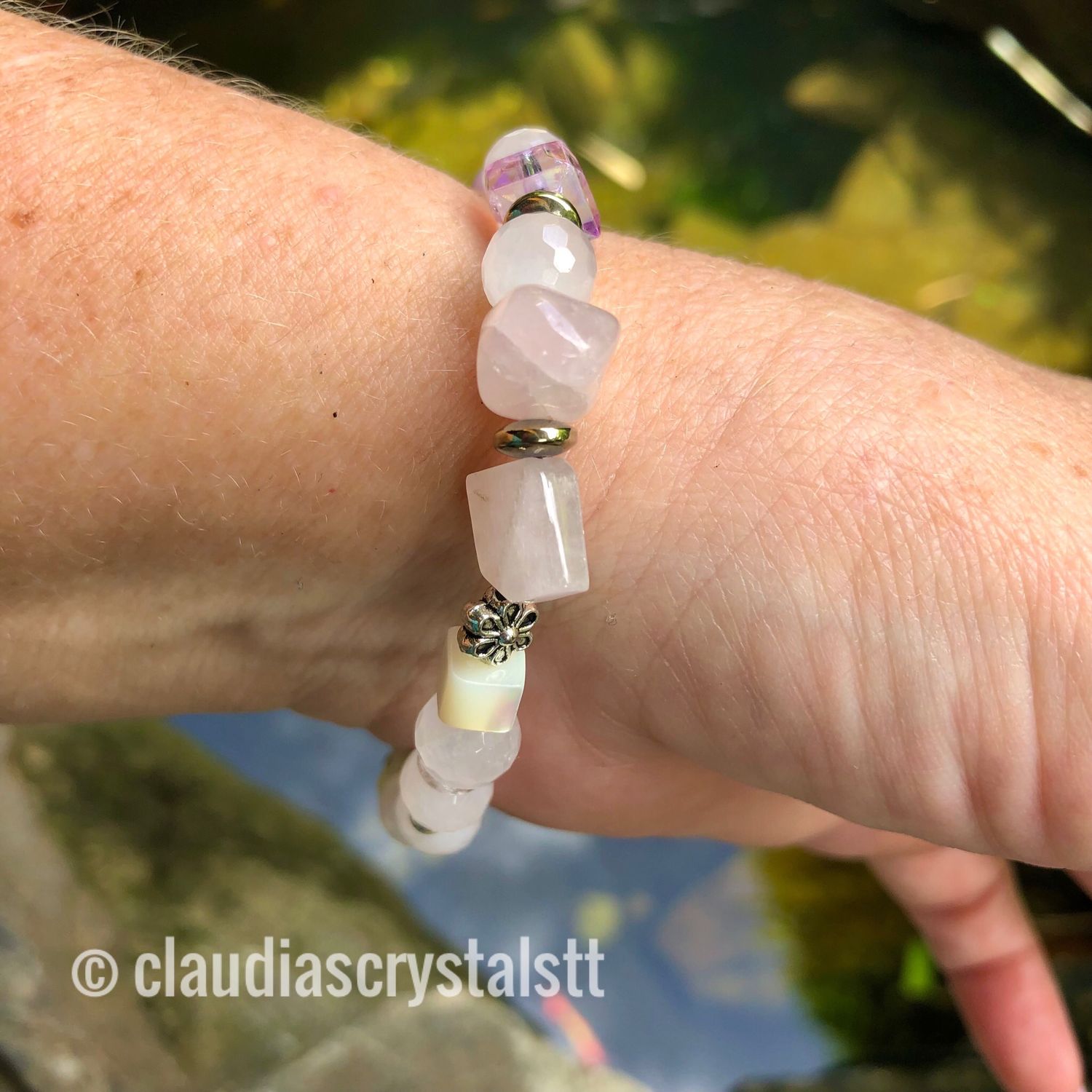 Emotional Healing Crystal Therapy Bracelet – Stretch Style – 7.5”