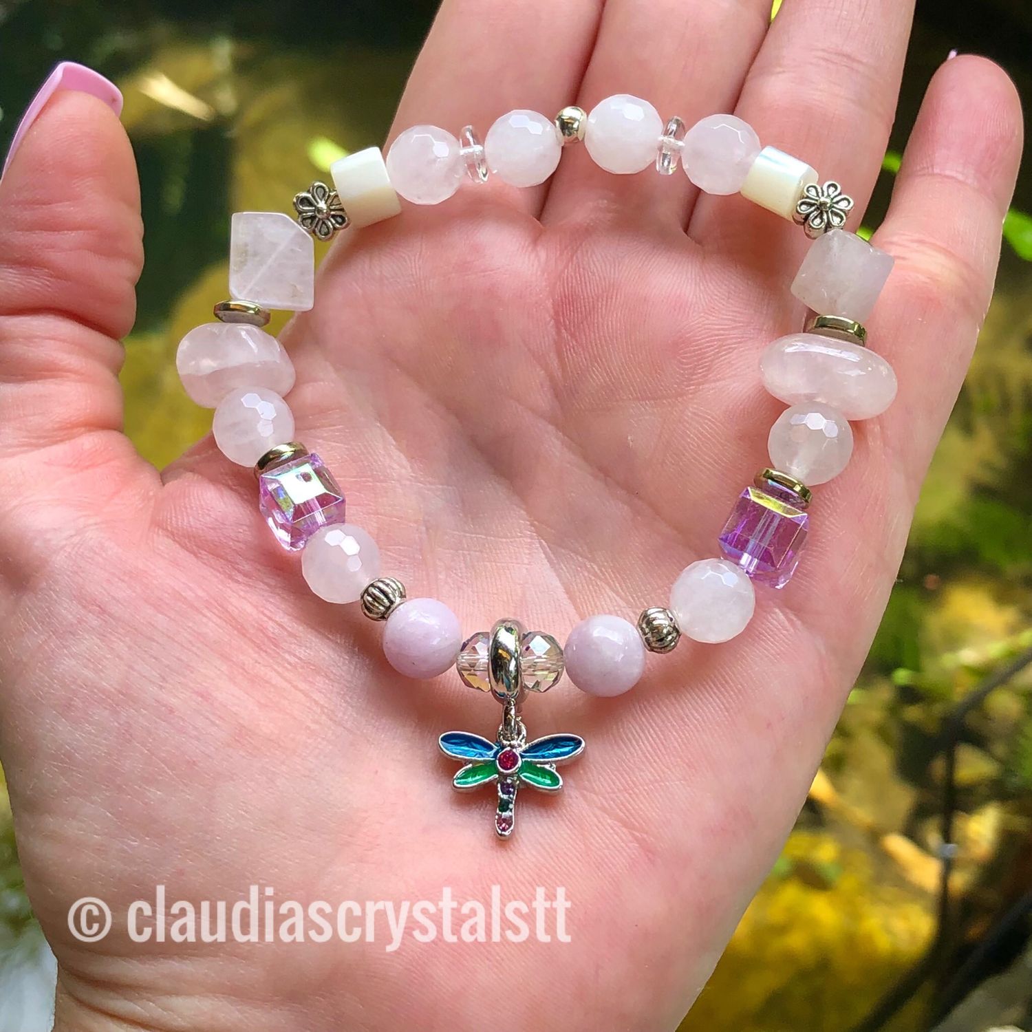 Emotional Healing Crystal Therapy Bracelet – Stretch Style – 7.5”
