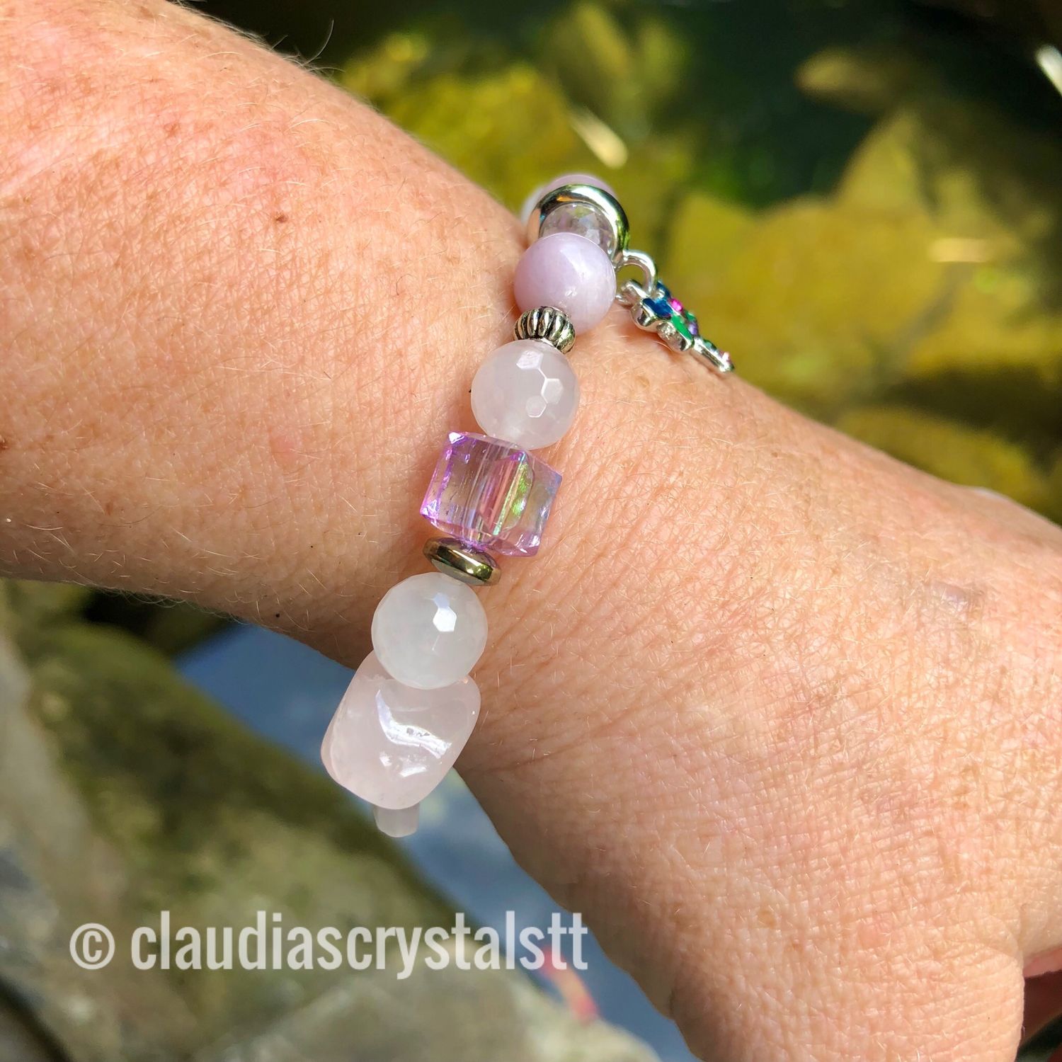 Emotional Healing Crystal Therapy Bracelet – Stretch Style – 7.5”