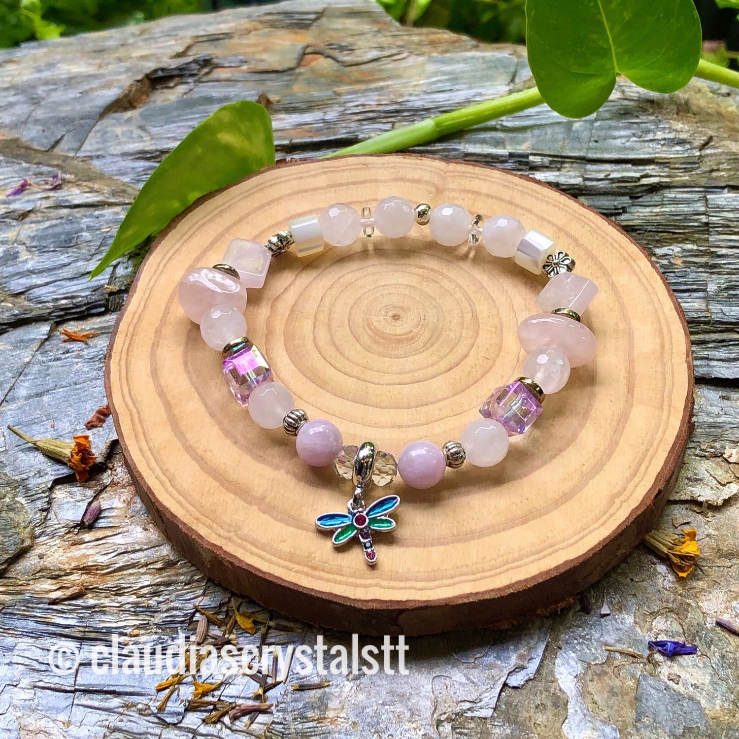Emotional Healing Crystal Therapy Bracelet – Stretch Style – 7.5”