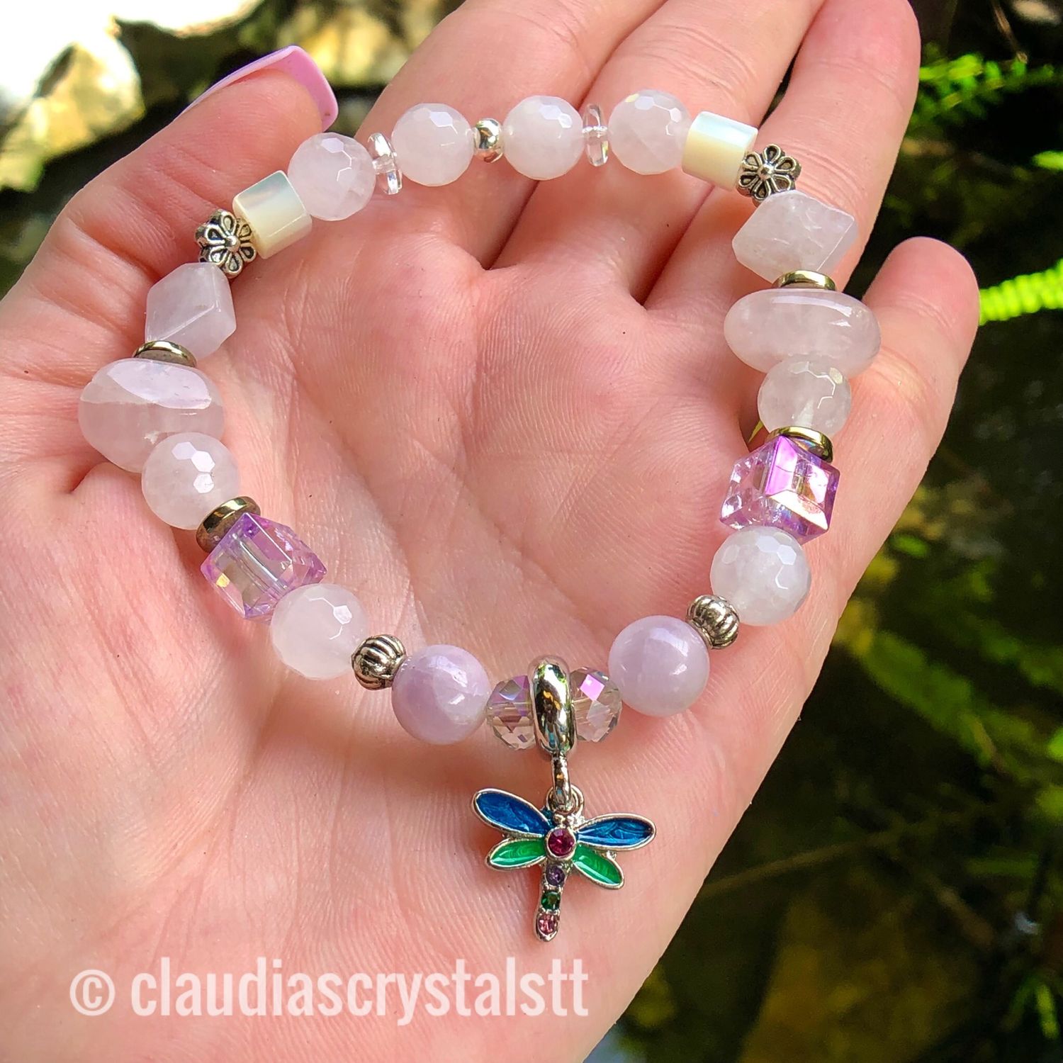 Emotional Healing Crystal Therapy Bracelet – Stretch Style – 7.5”