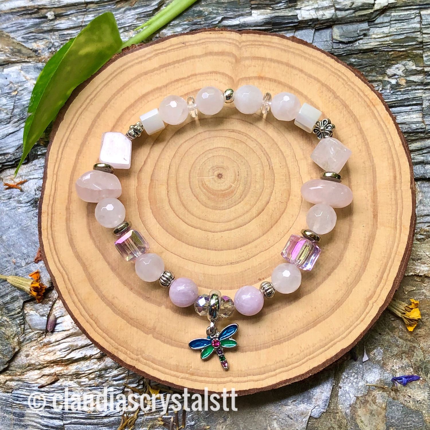 Emotional Healing Crystal Therapy Bracelet – Stretch Style – 7.5”