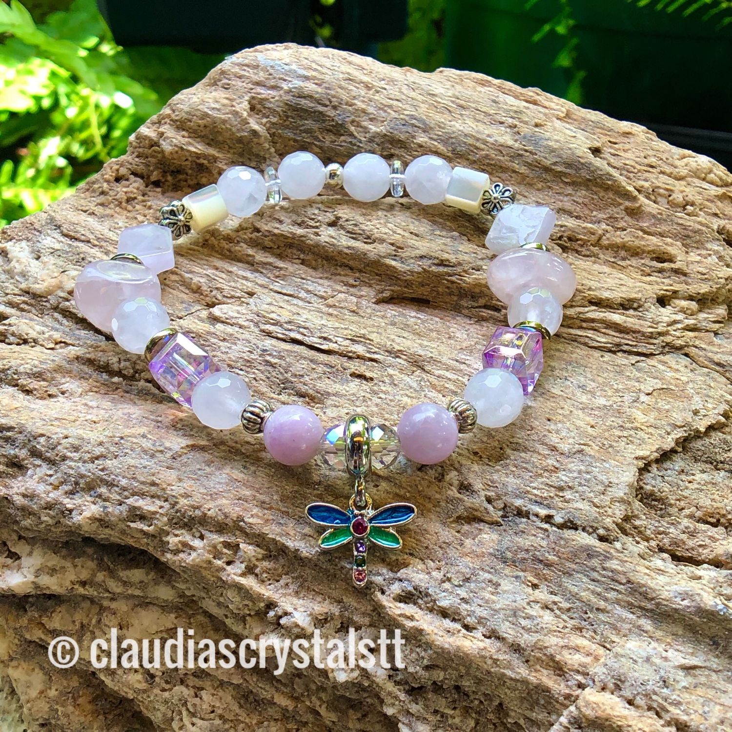 Emotional Healing Crystal Therapy Bracelet – Stretch Style – 7.5”