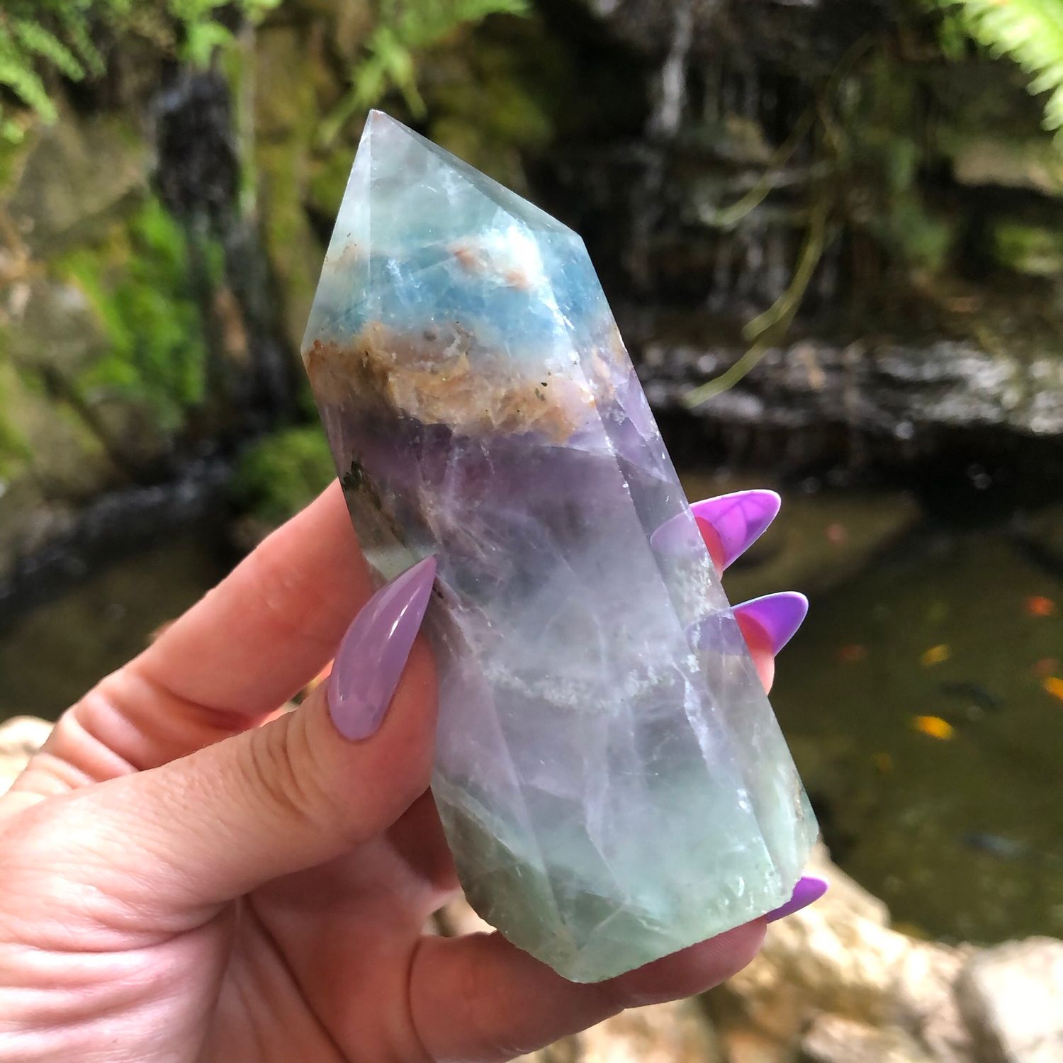 RAINBOW FLUORITE TOWER