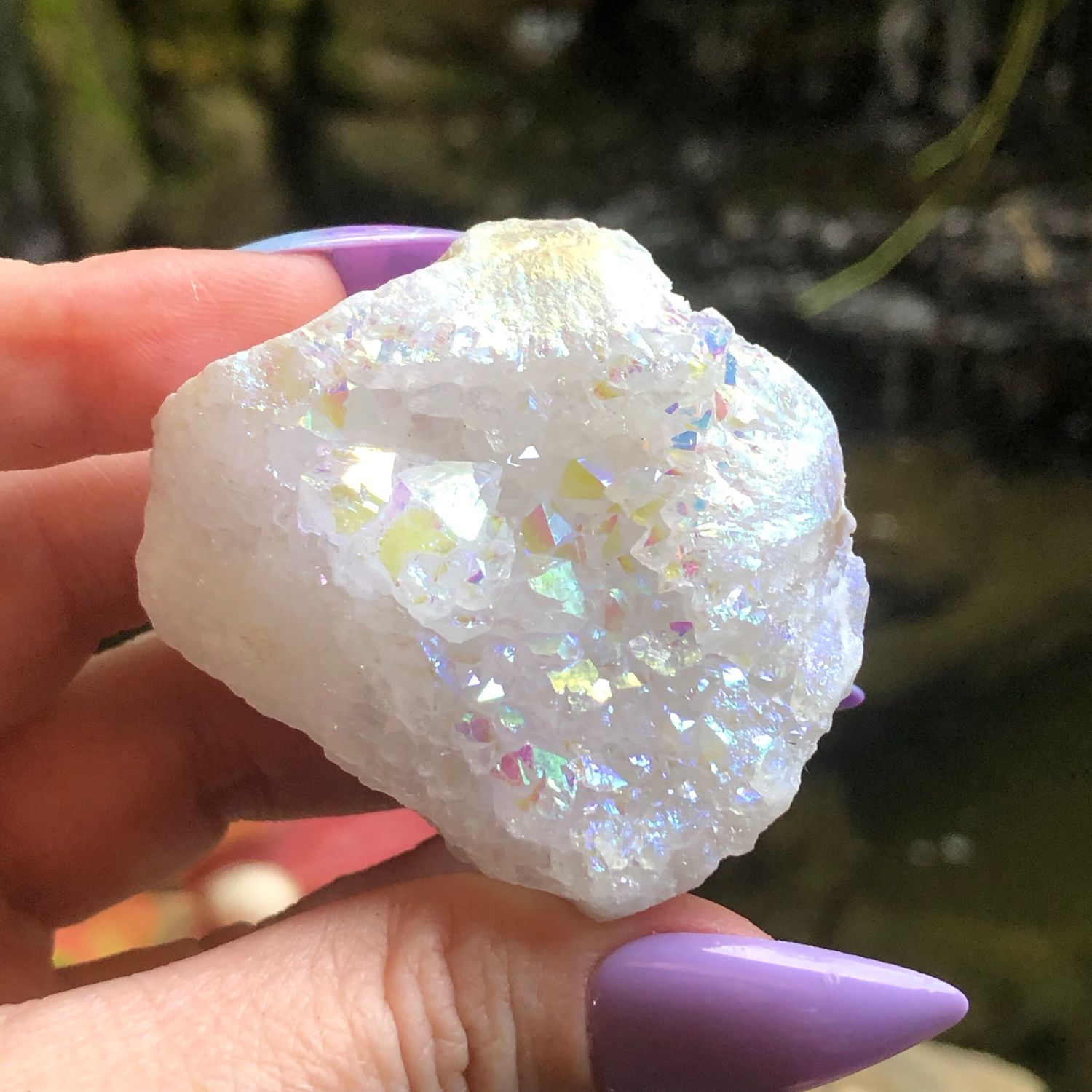 ANGEL AURA QUARTZ CLUSTER