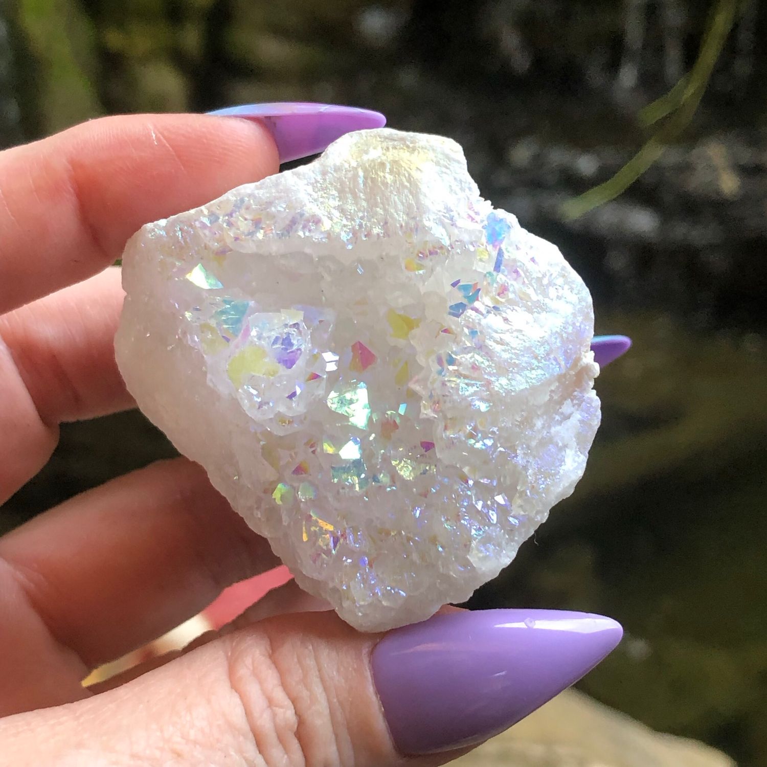 ANGEL AURA QUARTZ CLUSTER