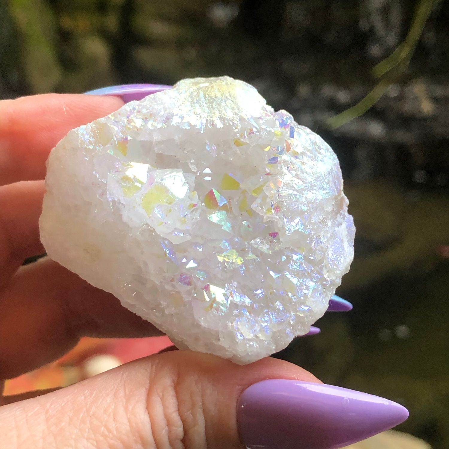 ANGEL AURA QUARTZ CLUSTER