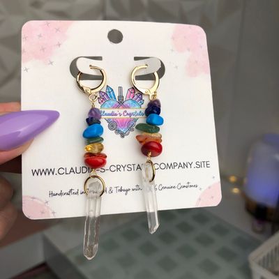 CHAKRA BALANCING - Crystal Therapy Earrings
