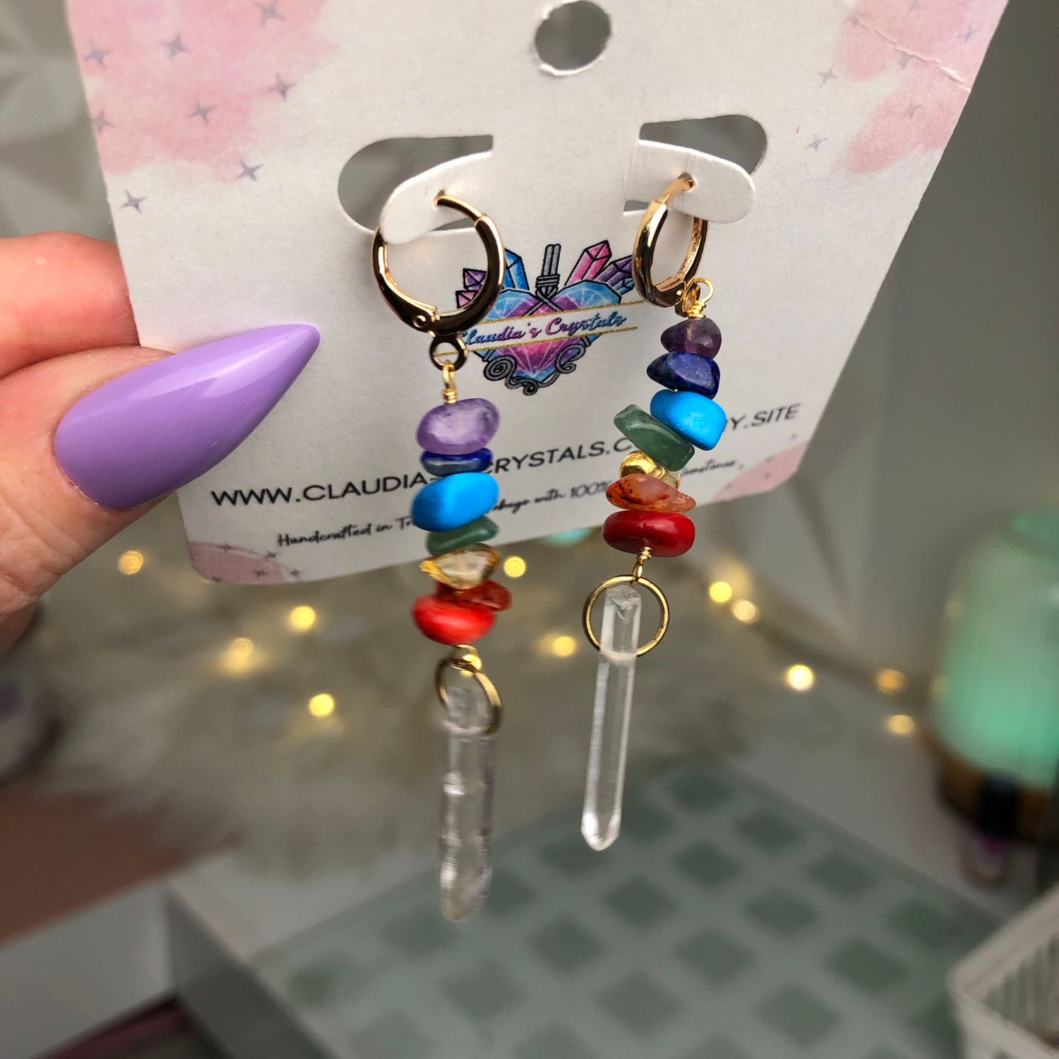 CHAKRA BALANCING - Crystal Therapy Earrings