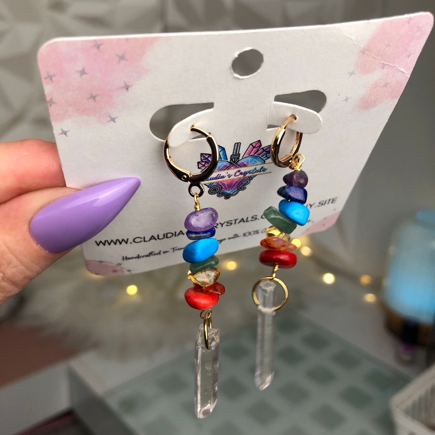 CHAKRA BALANCING - Crystal Therapy Earrings