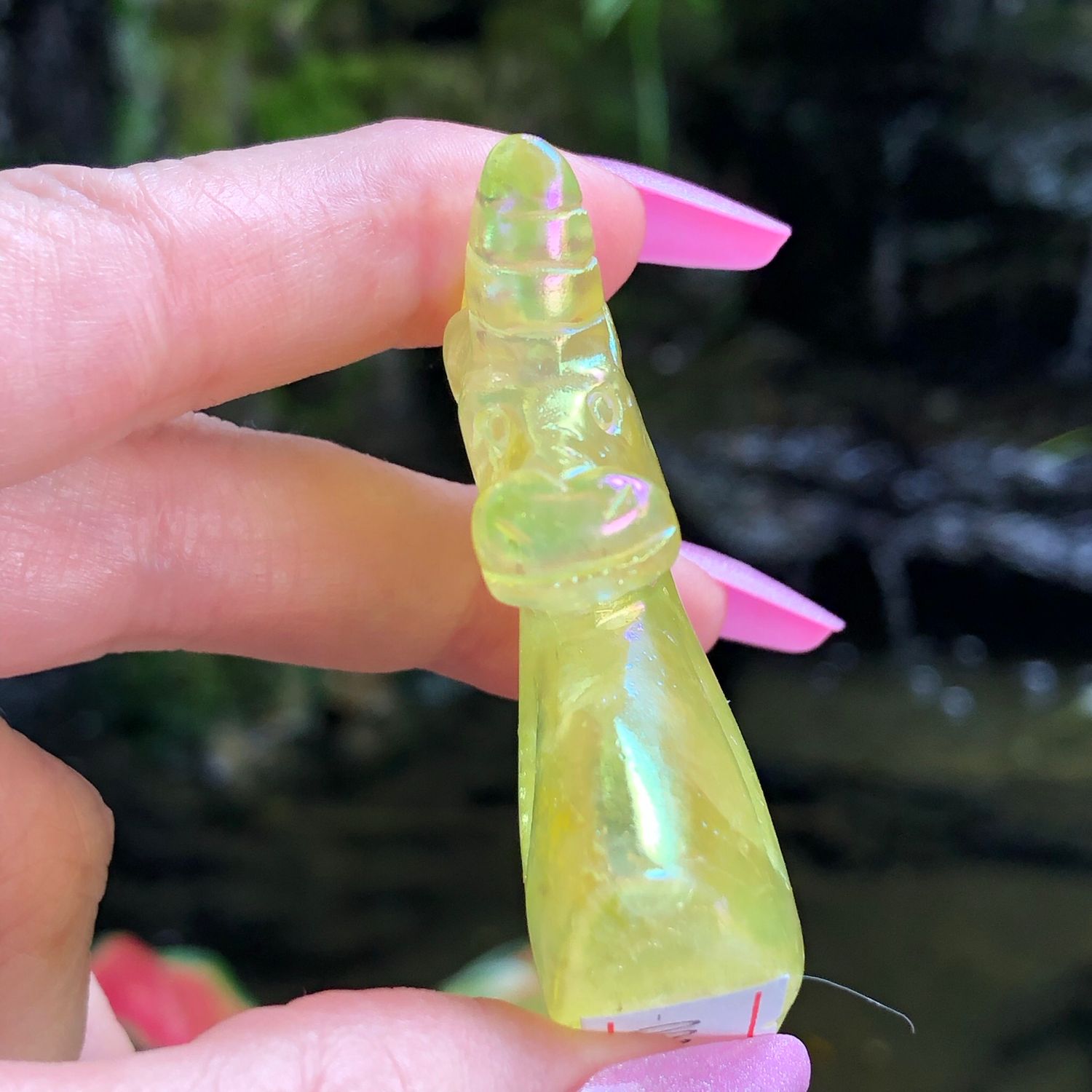 APPPLE AURA QUARTZ - Hand Carved Unicorn