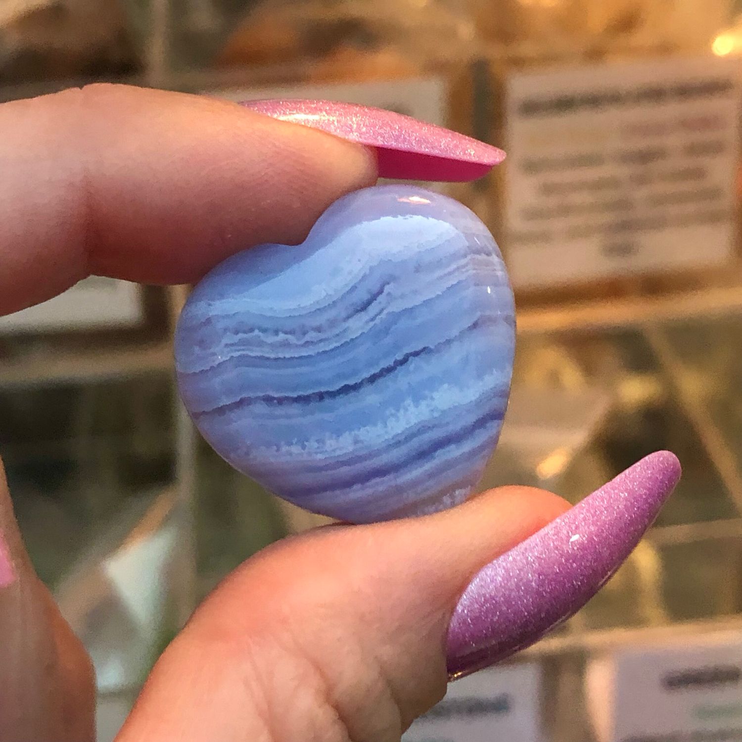 BLUE LACE AGATE HEART (2)