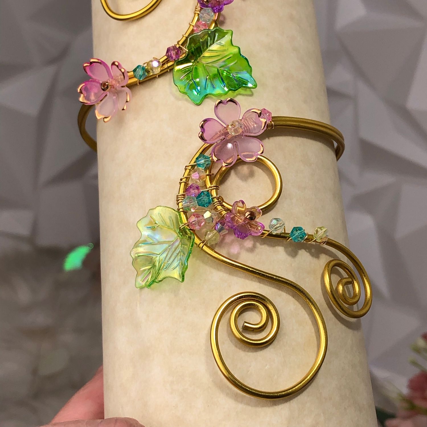 Butterfly Garden Elven Arm Cuff