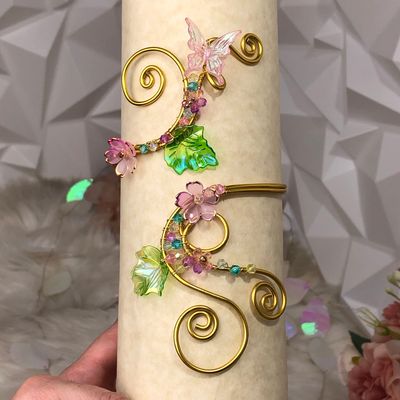 Butterfly Garden Elven Arm Cuff