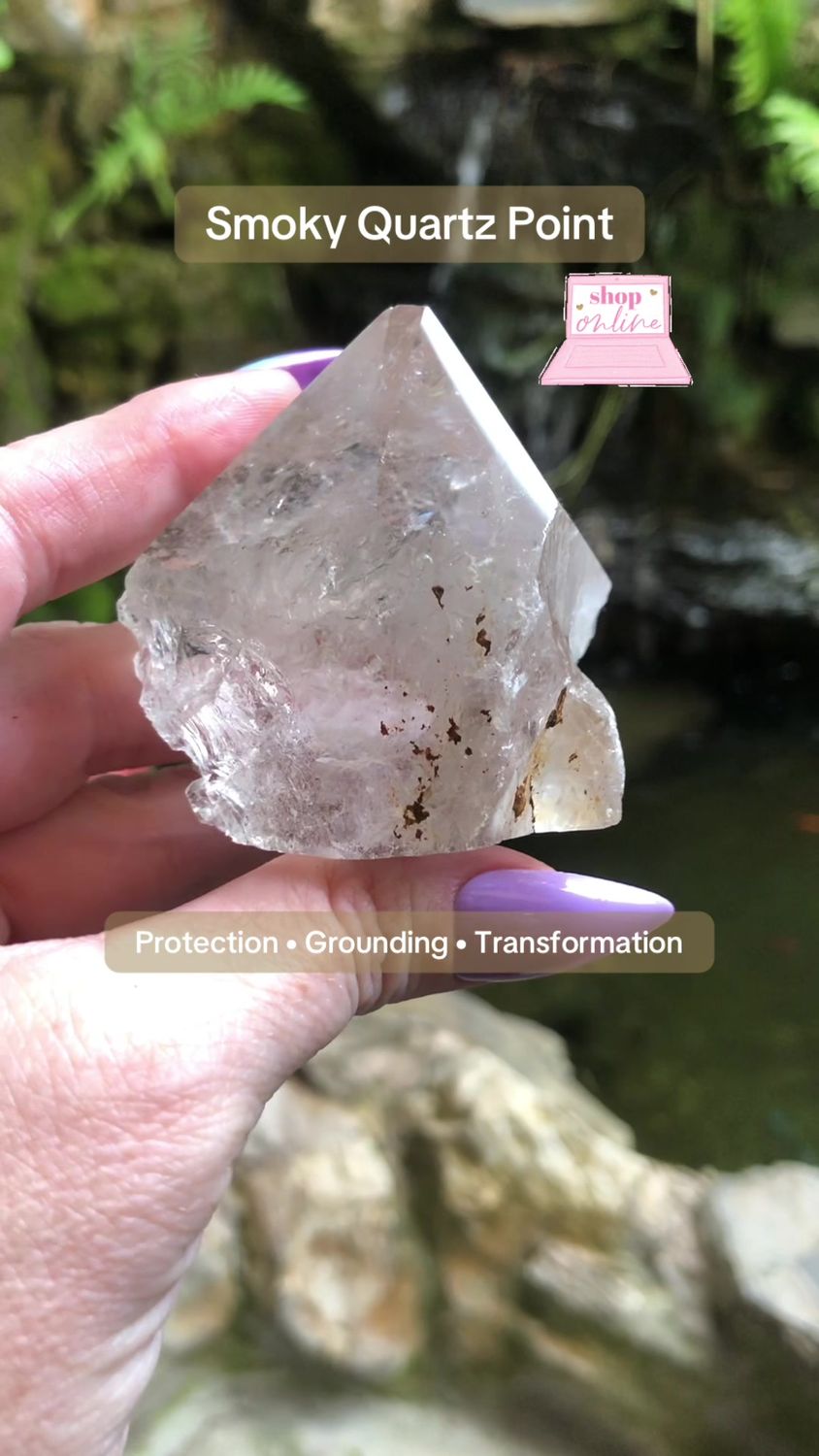 SMOKY QUARTZ - Self Standing Point