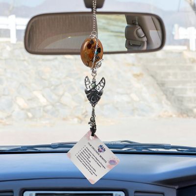 Orgonite Hanging Angel with Faith &amp; Dove Charms