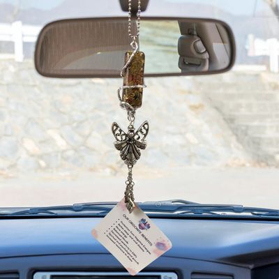 Orgonite Hanging Angel with Faith Charms
