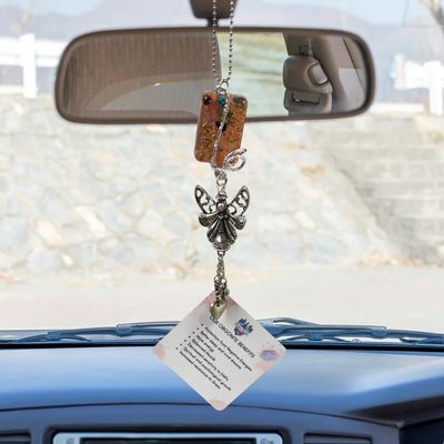 Orgonite Hanging Angel with Faith Charms