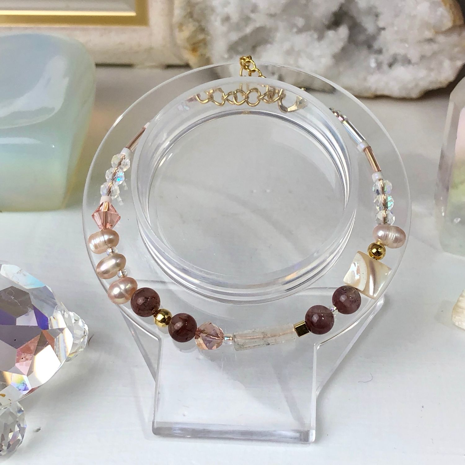Auralite 23 - Dainty Bangle - Gold Plated