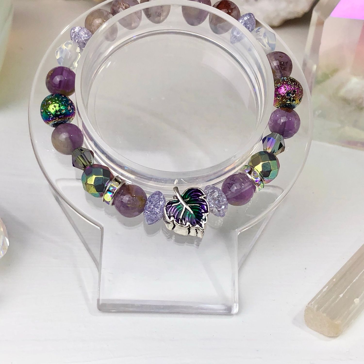 SUPER SEVEN MELODY - Crystal Therapy Bracelet - Stretch 7.5”