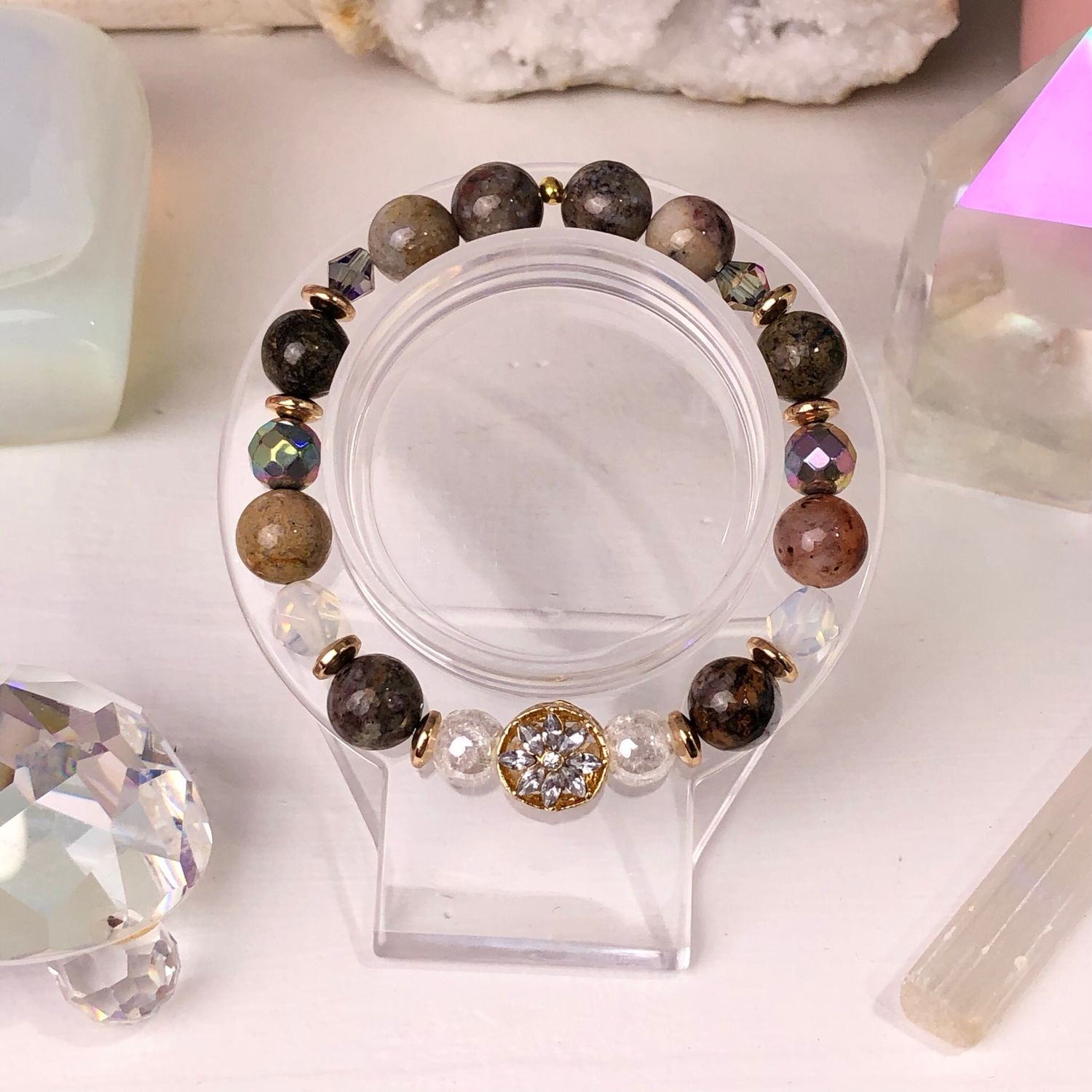 PIETERSITE - Crystal Therapy Bracelet - Stretch 7.5”