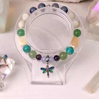 ANXIETY RELIEF - Crystal Therapy Bracelet - Stretch 7.5” ANXIETY RELIEF - Crystal Therapy Bracelet - Stretch 7.5”