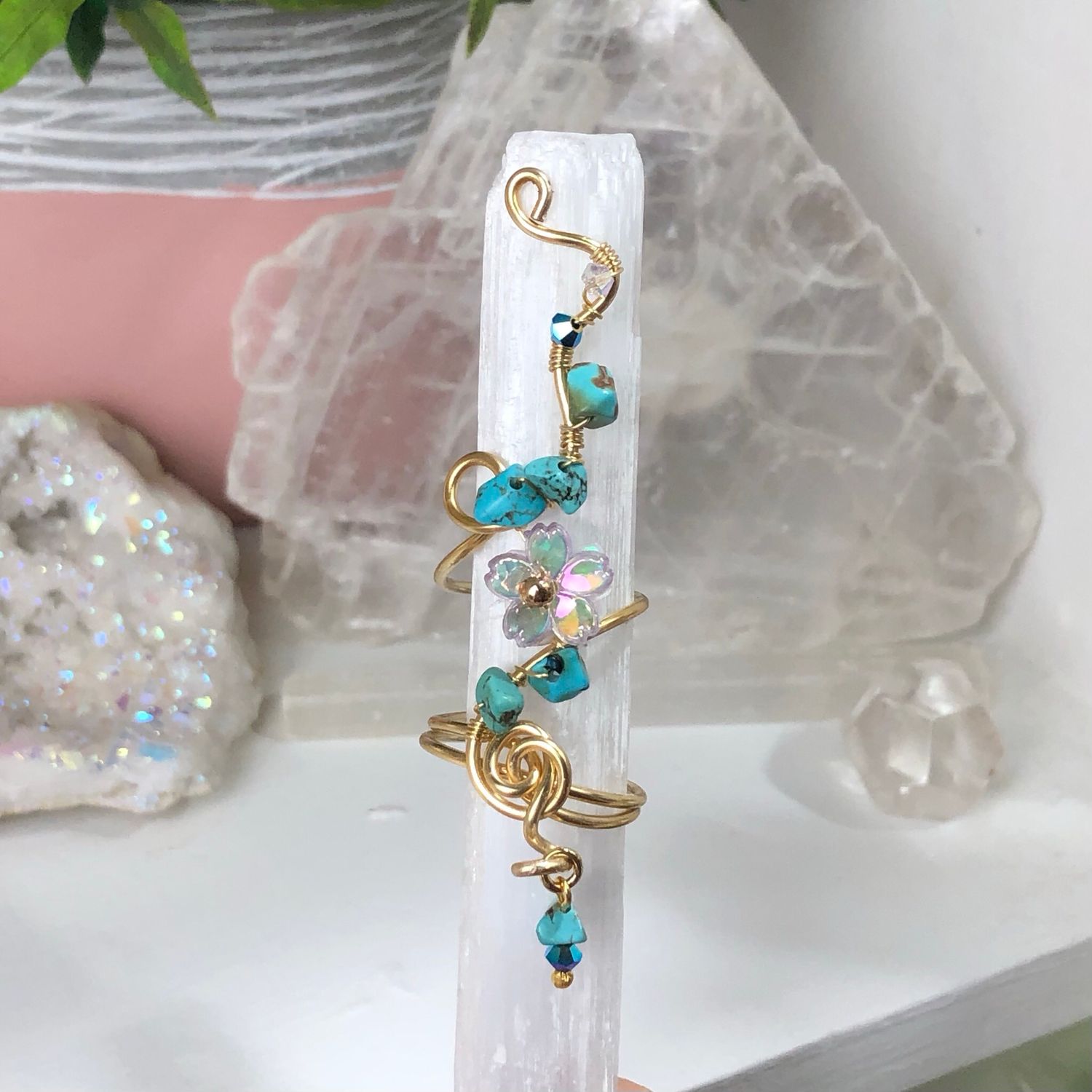 CHINESE TURQUOISE - Adjustable Ring