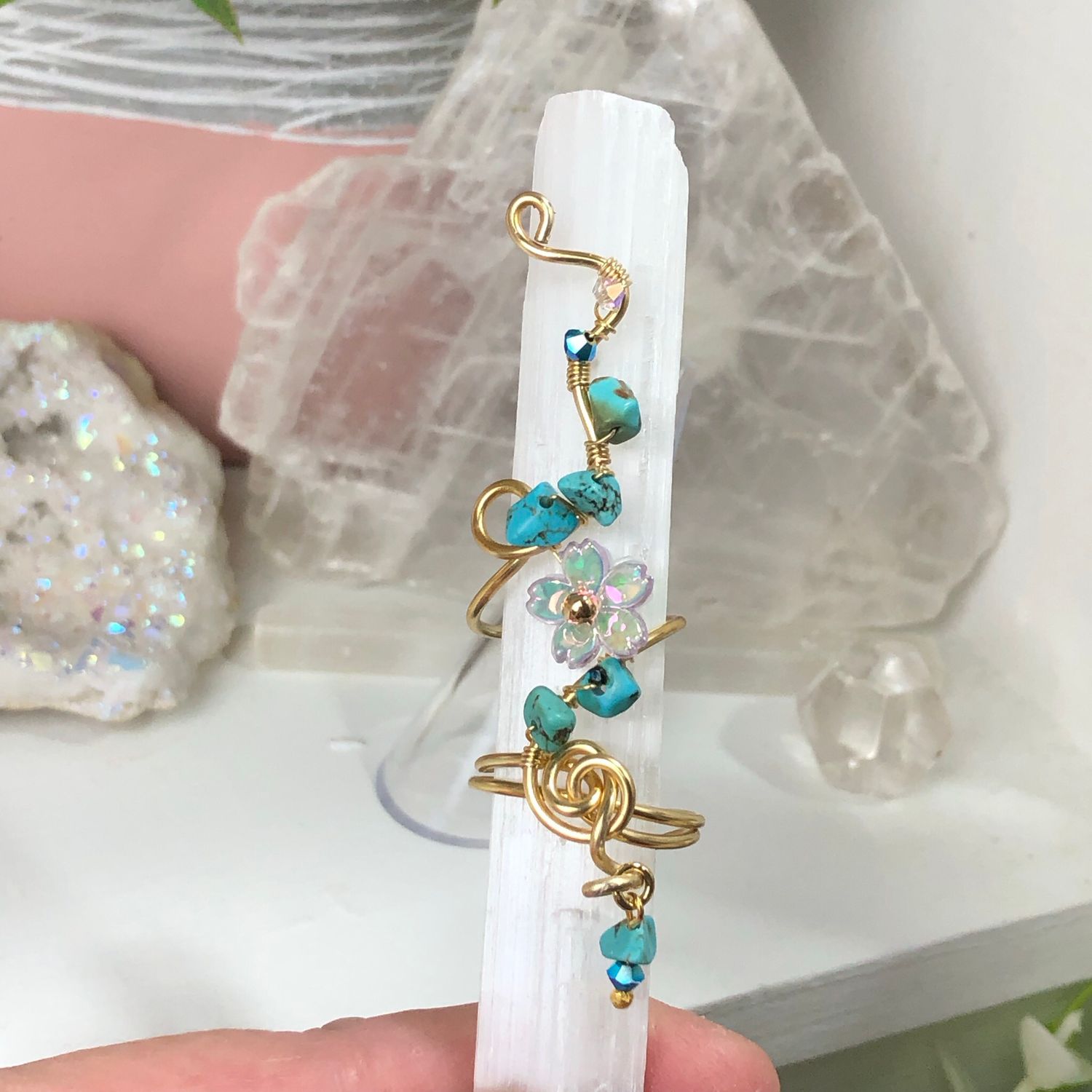 CHINESE TURQUOISE - Adjustable Ring