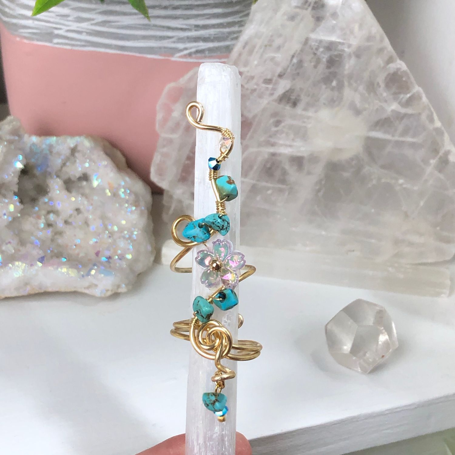 CHINESE TURQUOISE - Adjustable Ring