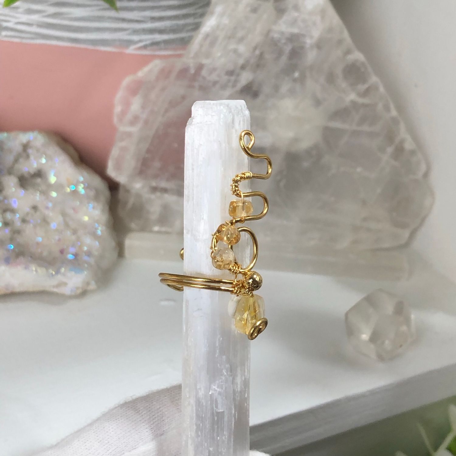 CITRINE - Adjustable Ring