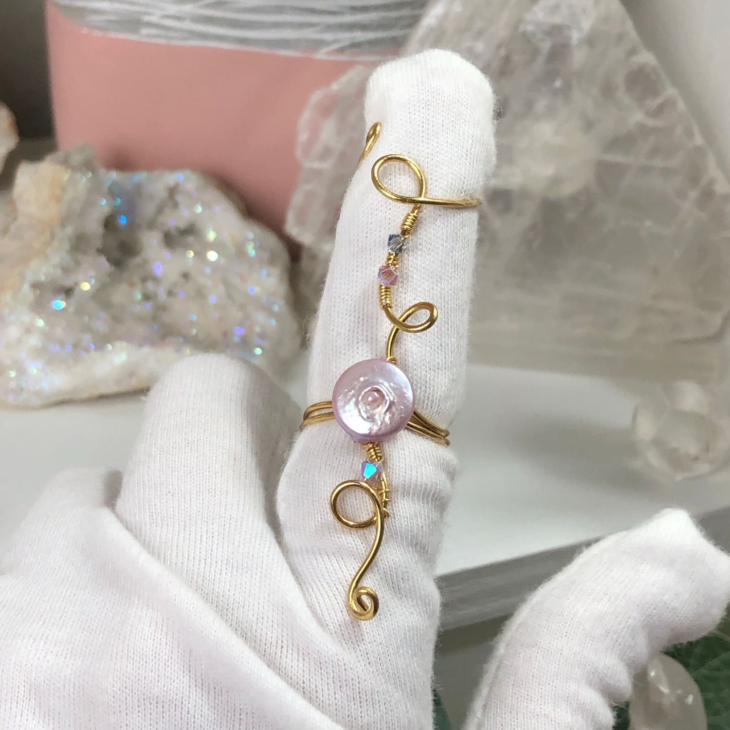 FRESH WATER PEARL - Adjustable Ring