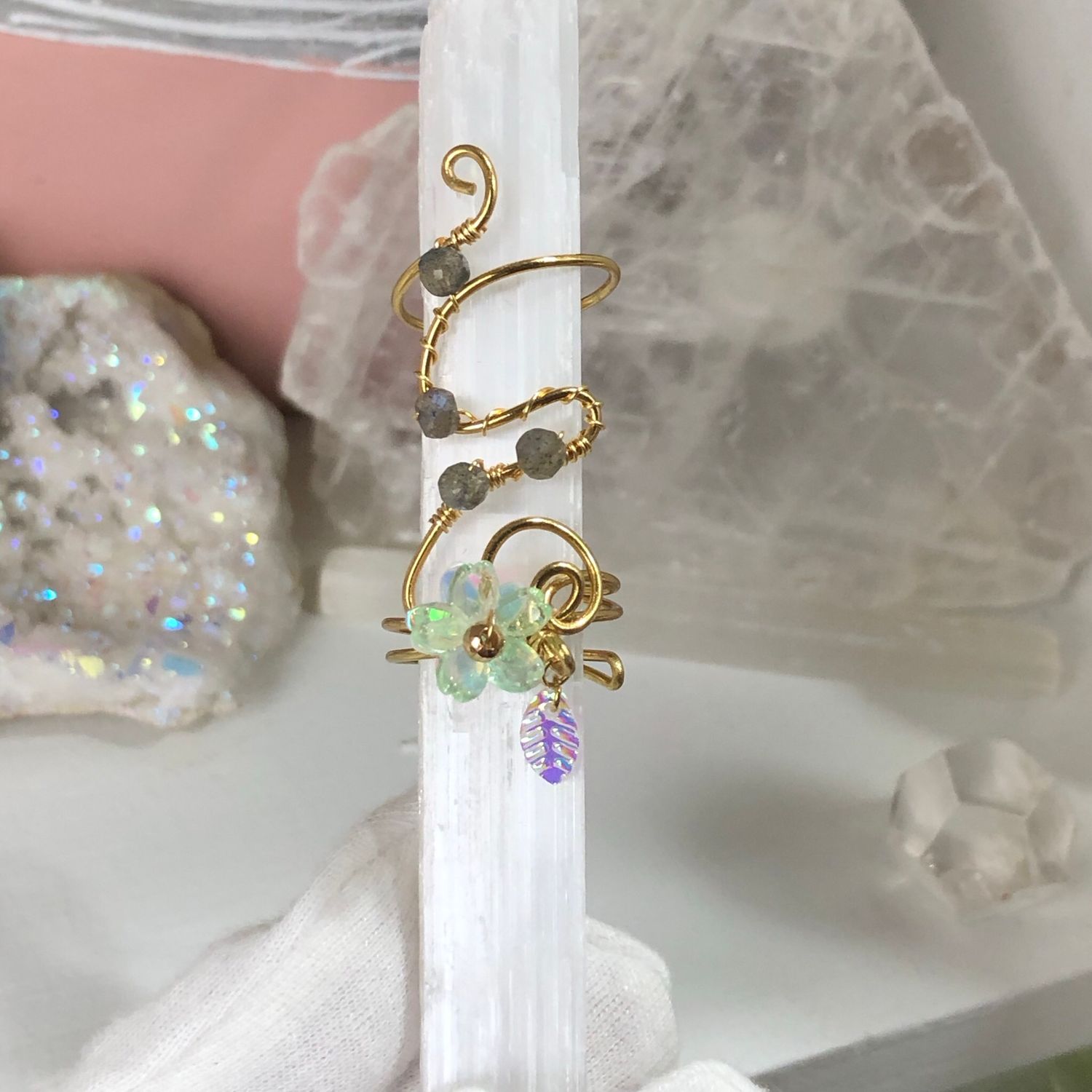 LABRADORITE - Adjustable Ring