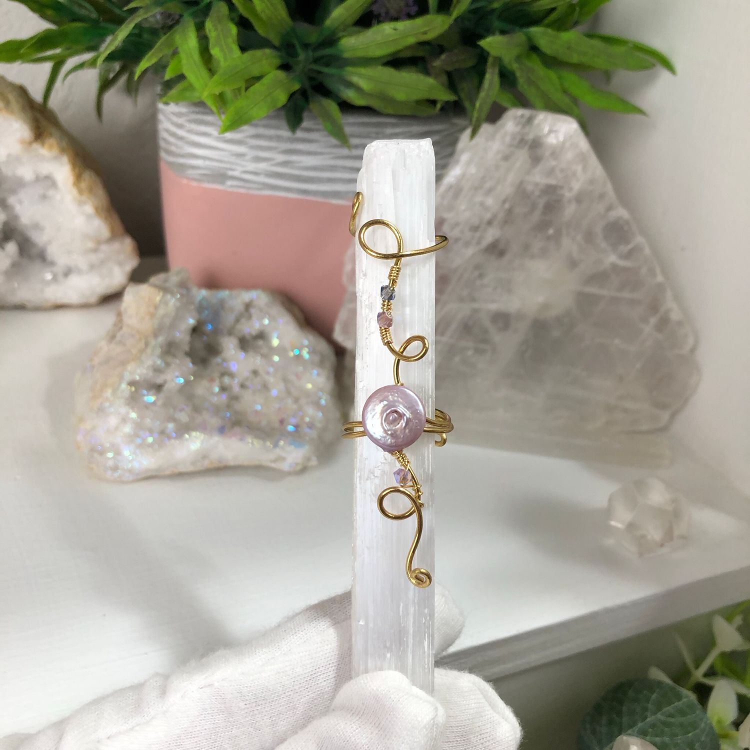 FRESH WATER PEARL - Adjustable Ring