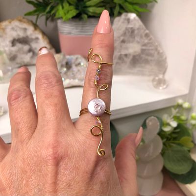 FRESH WATER PEARL - Adjustable Ring