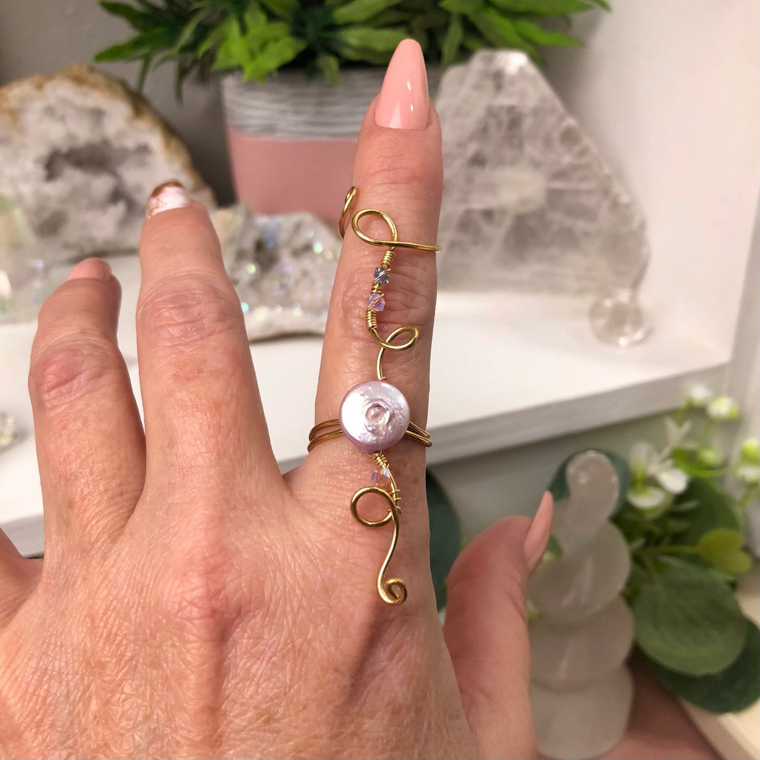 FRESH WATER PEARL - Adjustable Ring