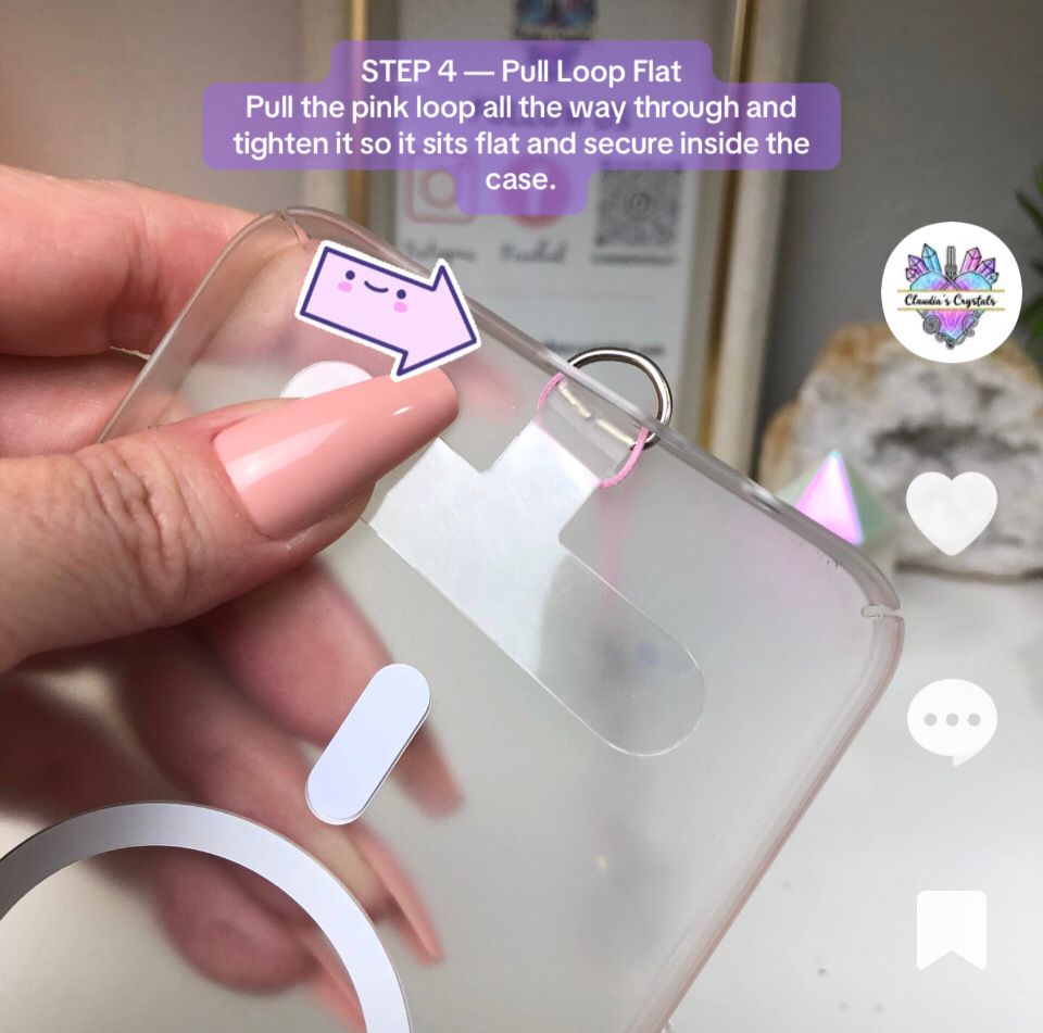 GEMSTONE PHONE BRACELET - Amethyst