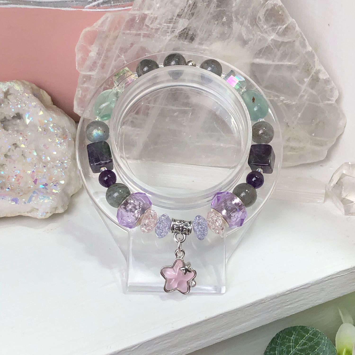 THIRD EYE ACTIVATOR - Crystal Therapy Bracelet - Stretch 7.5”