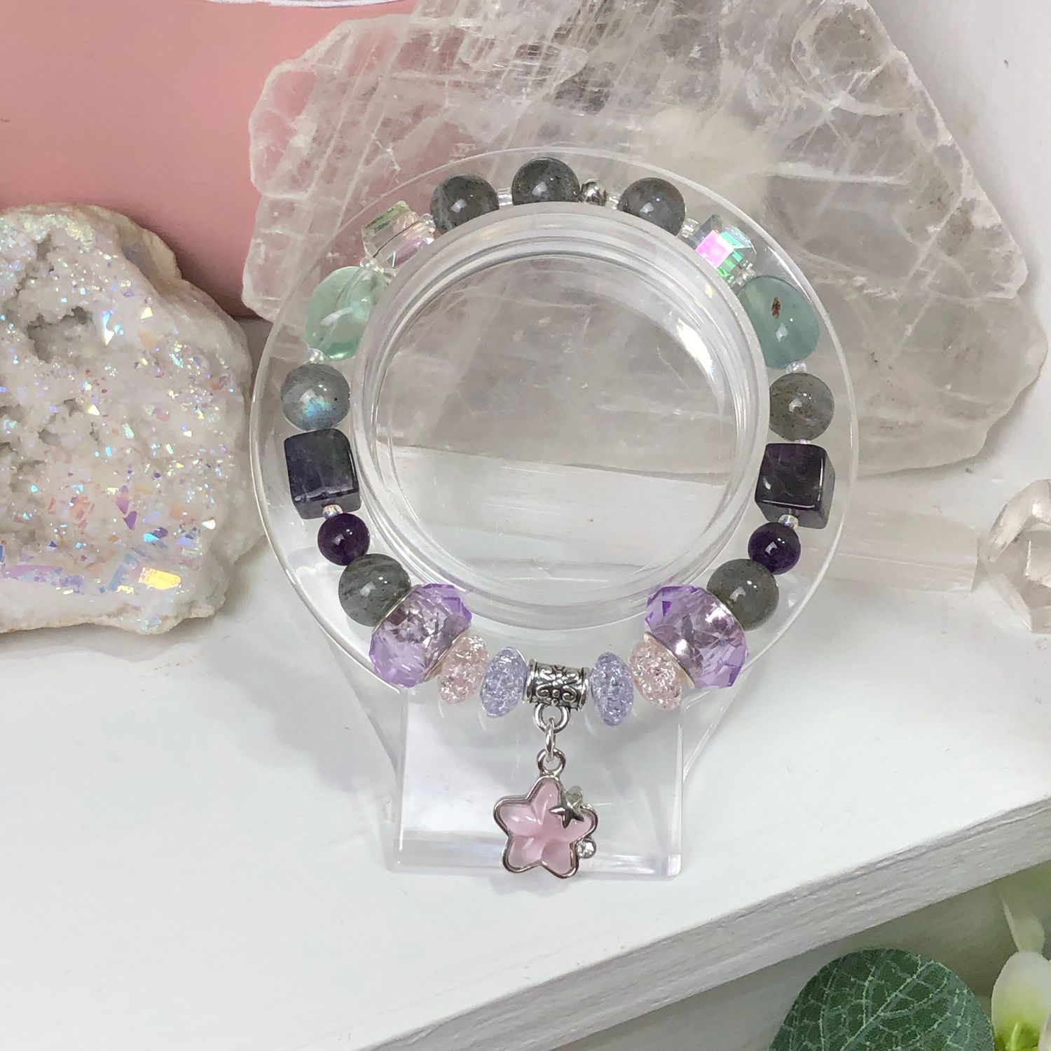 THIRD EYE ACTIVATOR - Crystal Therapy Bracelet - Stretch 7.5”