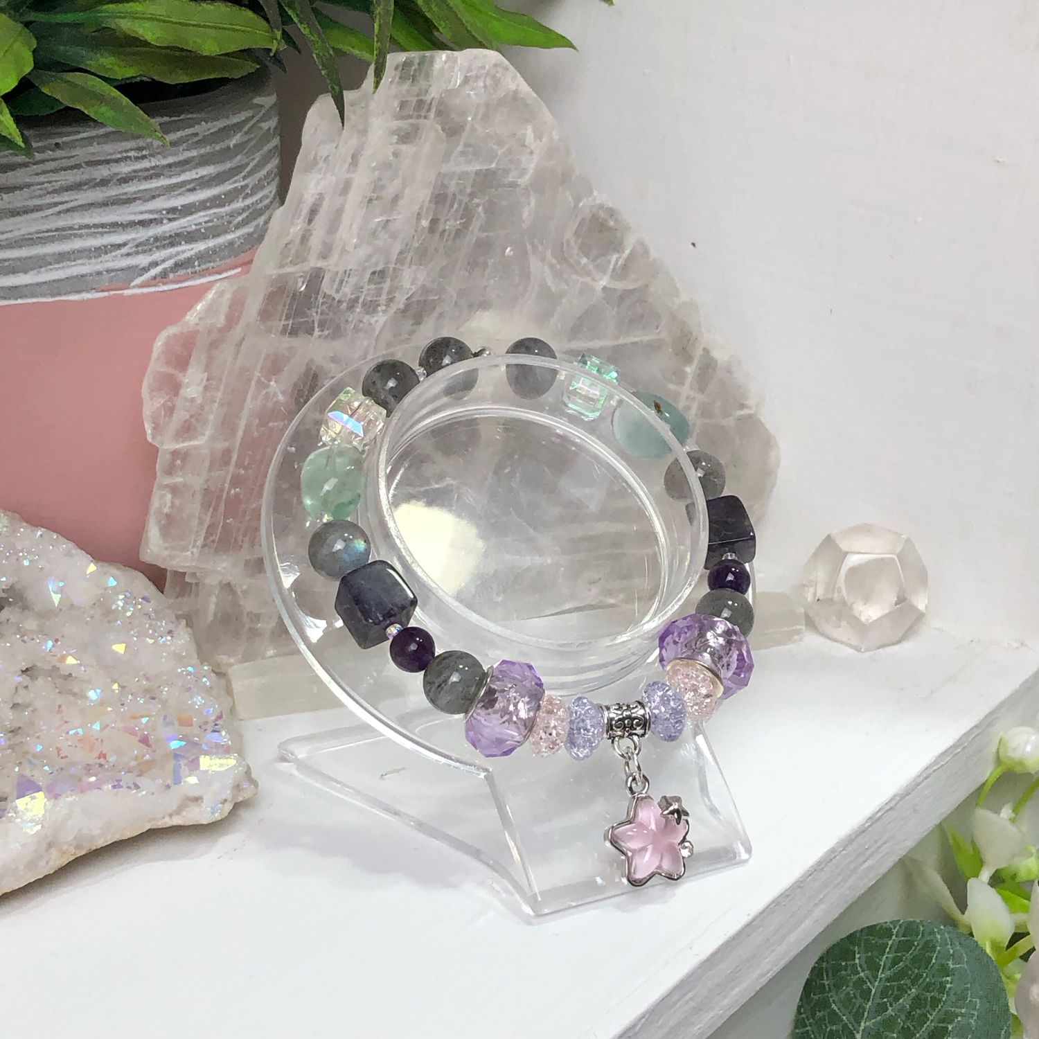 THIRD EYE ACTIVATOR - Crystal Therapy Bracelet - Stretch 7.5”