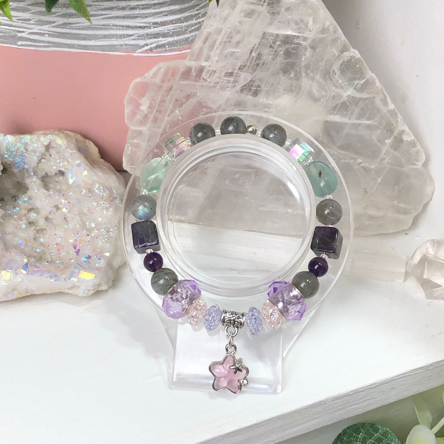 THIRD EYE ACTIVATOR - Crystal Therapy Bracelet - Stretch 7.5”