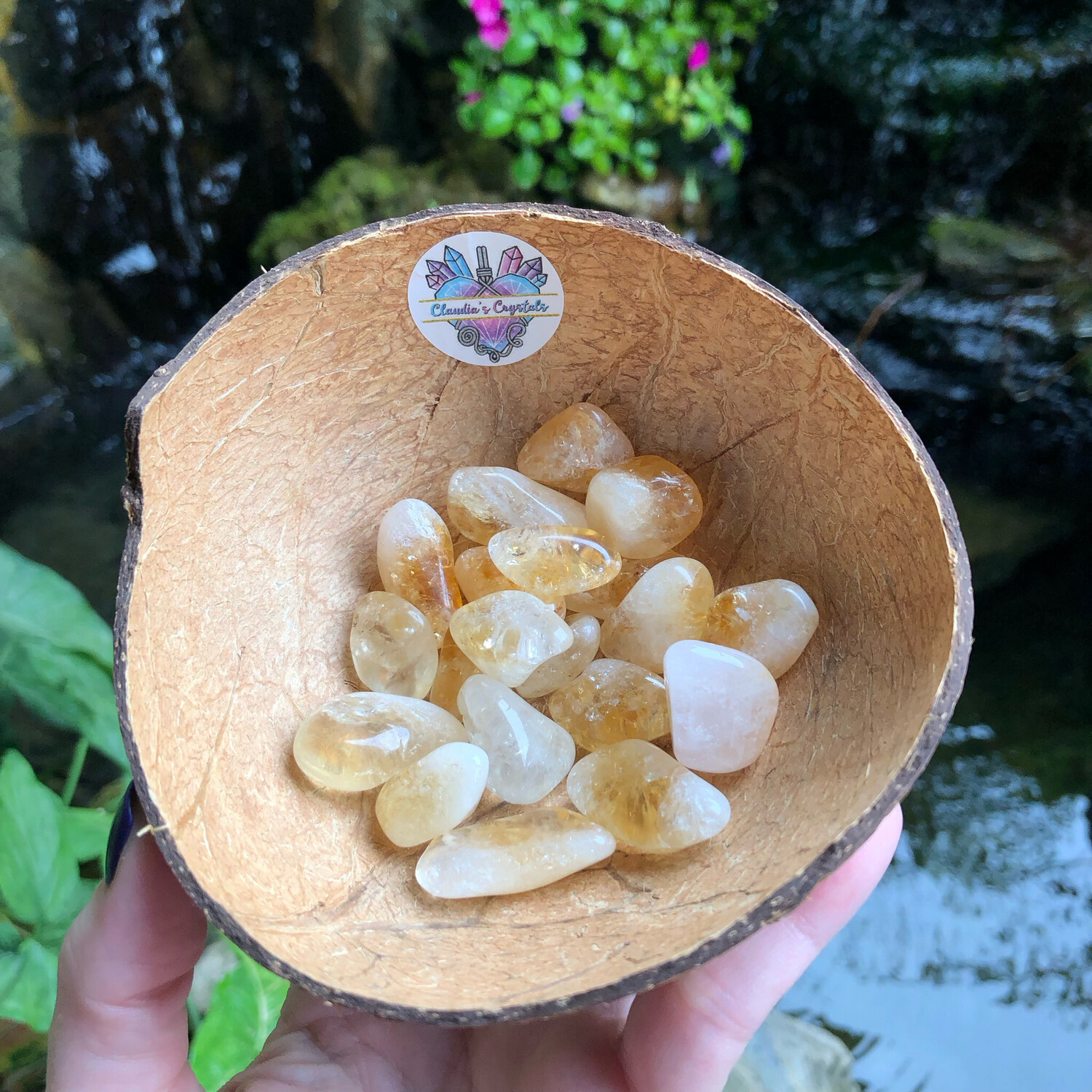 CITRINE – Tumbled Stone – Medium