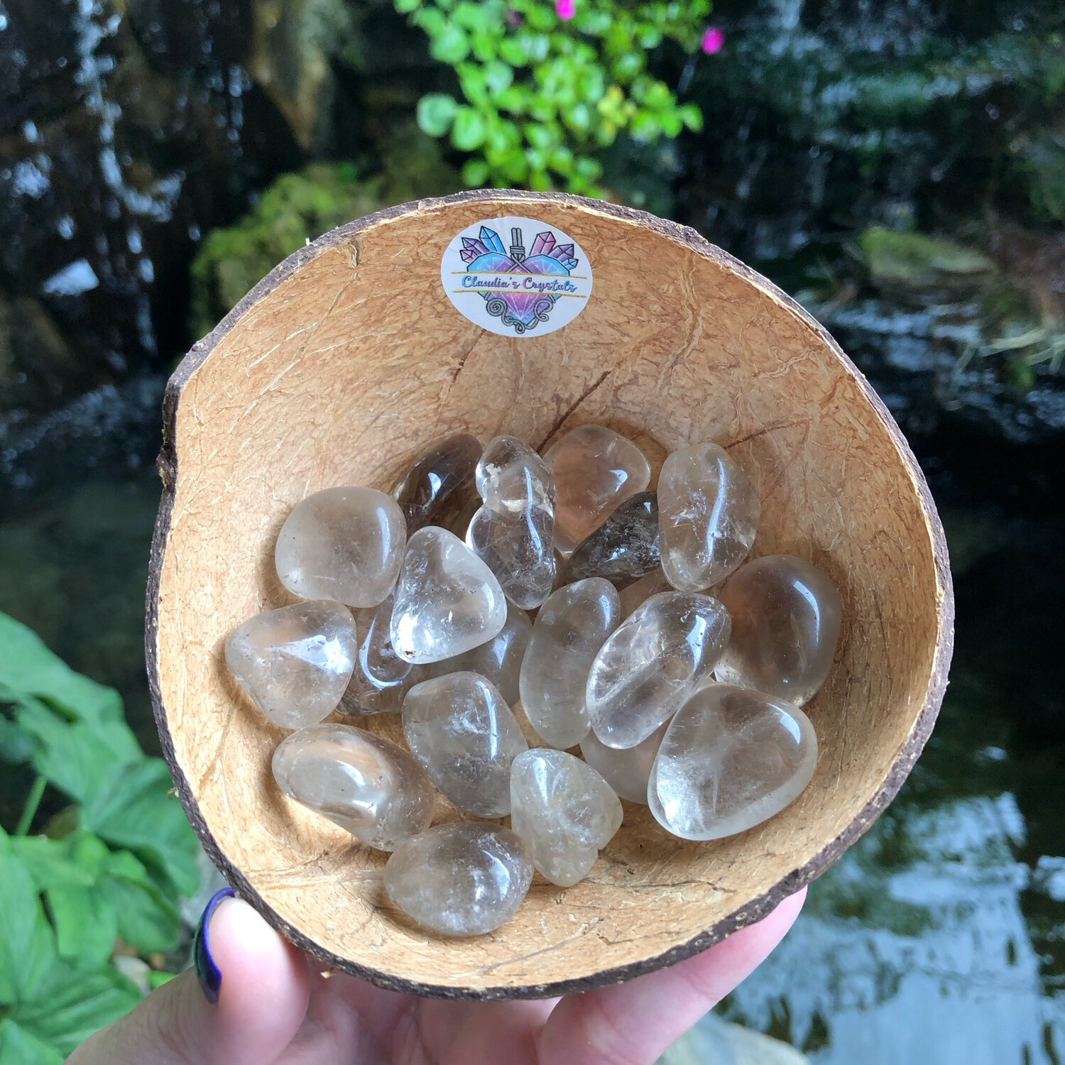 SMOKY QUARTZ - Tumbled Stone - Medium