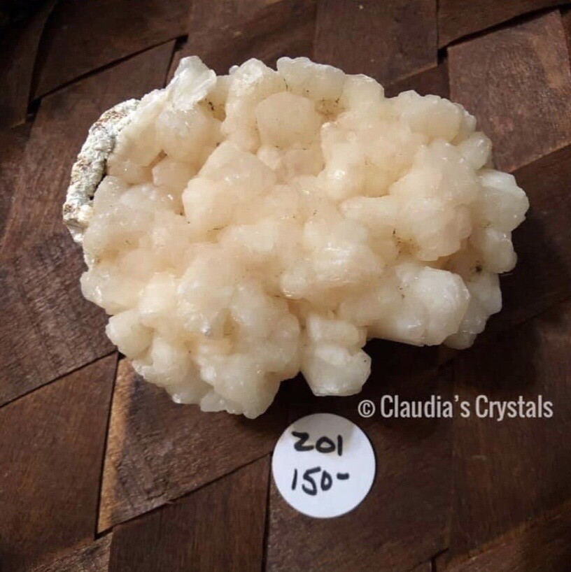 ZEOLITE SPECIMEN - PEACH STILBITE - 3" - India